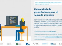 Está abierta la convocatoria de presentaciones para el segundo seminario sobre mercado de trabajo y desarrollo productivo