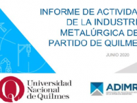 Boletín de Actividad de la Industria Metalúrgica del partido de Quilmes. Junio 2020.